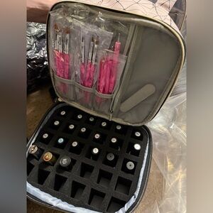 Acrylic nail supplies & storage